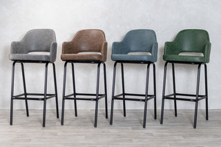 Lincoln Upholstered Seat Bar Stools