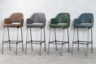 Lincoln Upholstered Seat Bar Stools