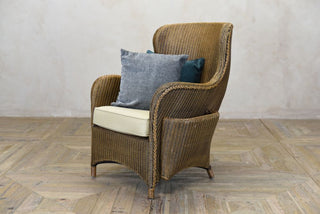 lloyd loom rattan armchair