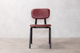 red-london-chair-front-view