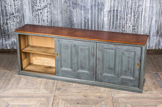 long grey sideboard