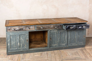 long industrial sideboard