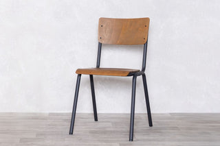 Luxor Wood and Metal Stacking Chair