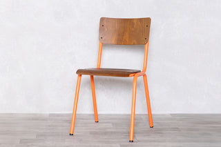 Luxor Wood and Metal Stacking Chair