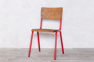 Luxor Wood and Metal Stacking Chair