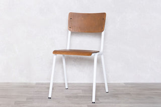 Luxor Wood and Metal Stacking Chair