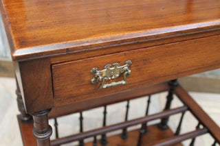 mahogany side table