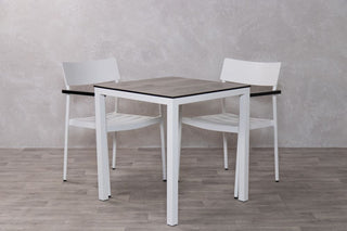 Miami Aluminium Outdoor White Table Range