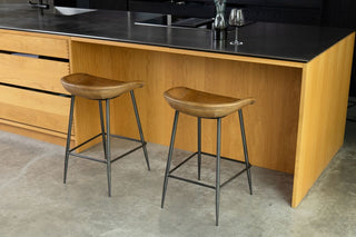 Malvern Leather Bar Stool Range