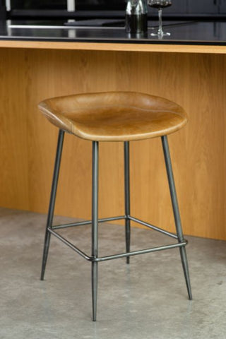 Malvern Leather Bar Stool Range