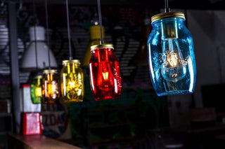 hanging-coloured-jar-lights