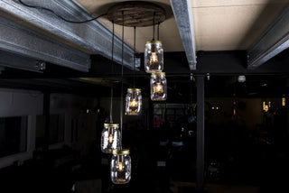 mason jar pendant light