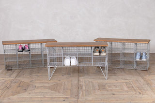 vintage mesh benches