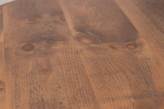 round-vintage-dining-table-close-up
