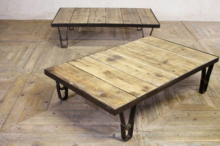 Upcycled Industrial Style Coffee Table