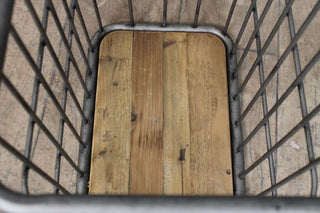 metal framed kindling baskets