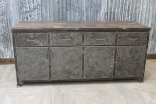 metal industrial sideboard