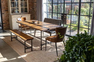 metal-pipework-bench-in-home