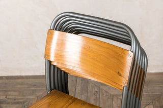 metal school chairs
