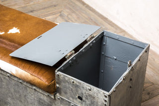 metal storage bin