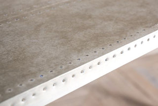 metallic dining table