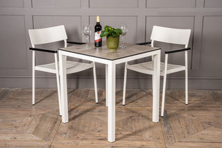 Miami Aluminium Outdoor White Table Range