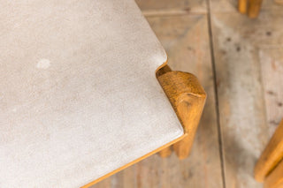 Vintage Interlocking Dancer & Hearne Wooden Chairs