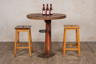 mid height cast iron table