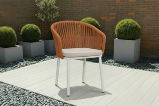 Milano Aluminium Rope Back Garden Chair