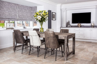 Miller large oak dining table