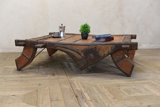 moroccan teak coffee table