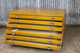 Oak Plan Chest of Drawers