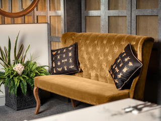 mustard-dining-bench