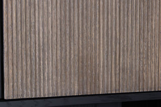 nevada-oak-bookcase-with-black-frame-close-up