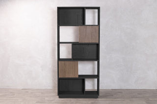 Nevada Black Frame Bookcase Range
