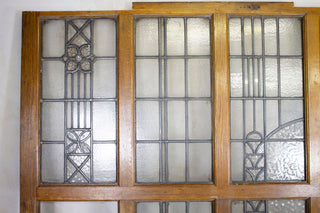 Solid Oak & Glass Room Dividers