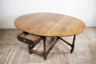 oak drop leaf dining table