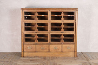 Oak Edwardian Haberdashery Unit