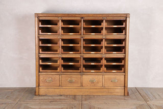 Oak Edwardian Haberdashery Unit