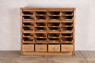 Oak Edwardian Haberdashery Unit