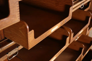 Oak Edwardian Haberdashery Unit