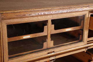 Oak Edwardian Haberdashery Unit