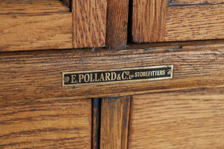 Oak Edwardian Haberdashery Unit