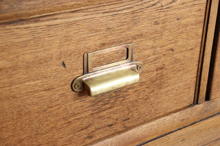 Oak Edwardian Haberdashery Unit