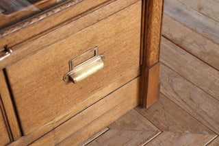 Oak Edwardian Haberdashery Unit