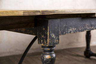 oak extendable dining table