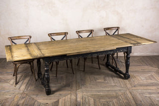 oak extending dining table