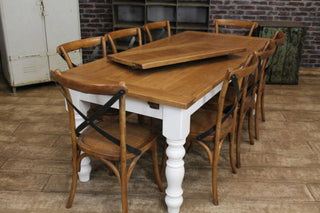 oak farmhouse kitchen table