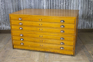 oak plan chest of drawers