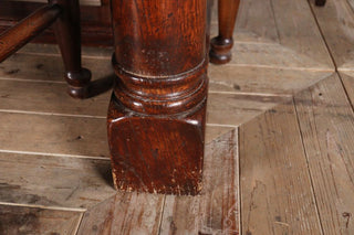 Oak Refectory Table and Six Stick Back Chairs